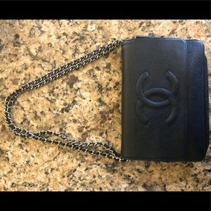 Chanel Caviar WOC, Black, used condition